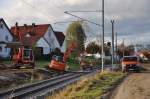 Im Rahmen der Elektrifizierung der Strecke München - Altomünster wurde bei Kleinberghofen ein kleiner Bahnübergang für Fußgänger und landwirtschaftliche Fahrzeuge neu