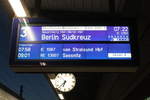 Am Morgen des 23.02.2018 war der IC 2355 von Rostock Hbf nach Berlin-Südkreuz ohne Halt in Berlin-Gesundbrunnen angeschalgen.