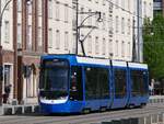Tina Nr. 806 der Rostocker Stra�enbahn AG in Rostock.