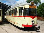 Straßenbahn / Stadtverkehr; Straßenbahnmuseum Wehmingen; Fahrschulwagen T 4 Nr.5103 von Düwag Baujahr 1955 ex Düsseldorf am 15.06.2014.