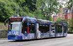 Stra�enbahn/Stadtverkehr Erfurt Combino NF 6 Nr.626 von Siemens Baujahr 2003 am Hbf Erfurt am 26.06.2015.