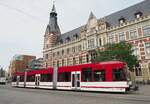 Stra�enbahn/Stadtverkehr Erfurt Combino NF 6 Nr.640 von Siemens Baujahr 2003 am Anger in Erfurt am 26.06.2015.