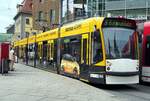 Stra�enbahn / Stadtverkehr Erfurt; Combino NF 6  Nr.650 von Siemens Baujahr 2005 am Anger in Erfurt am 26.06.2015.