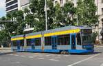 Straßenbahn / Stadtverkehr; Leipzig;      NGT 8 Nr.1104 von DWA Baujahr 1994 in Leipzig am 21.07.2019.