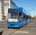 Straßenbahn / Stadtverkehr; Leipzig;    NGT 8 Nr.1138;  Leipzig von DWA Baujahr 1997 am Augustusplatz in Leipzig am 23.07.2019.
