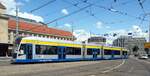 Straßenbahn / Stadtverkehr; Leipzig;    NGT 12 Nr.1214 Flexity Classic XXL von Bombardier Baujahr 2006 in Leipzig am 21.07.2019.