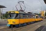 Straßenbahn / Stadtverkehr; Leipzig;     T 4 D-M1 Nr.2149 von CKD Tatra Baujahr 1984 und NB 4 Nr.941 von Bombardier Baujahr 2002 am Hbf Leipzig am 21.07.2019.