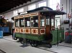 Straßenbahn / Stadtverkehr  Nürnberg,  B 2 Nr.11 Pferdebahn von MAN Baujahr 1881 im Tram-Museum St.Peter in Nürnberg am 15.10.2016.