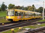 Stra�enbahn / Stadtverkehr Stuttgart; DT 8-S Nr.4125 und 4126 bei der Haltestelle Mineralb�der am 09.10.2014.