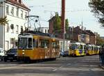 Stra�enbahn / Sadtverkehr, Stuttgart;  GT 4 Parade zum Jubil�um 60 jahre GT 4 in Stuttgart am 27.10.2019.
