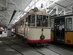 Straßenbahn / Stadtverkehr; Wehmingen, ex Stuttgart/Esslingen;       T 2 Nr.7 von MF Esslingen Baujahr 1912 der Stadt Esslingen im Strassenbahn-Museum Stuttgart am 09.10.2014.