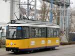 GT 4 Nr.10 der SWU steht vorbereitet f�r Nikolausfahrten im Betriebshof der SWU am 03.11.2013.