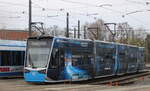 rostock/841875/6n-2-wagen-602-stand-am-morgen 6N-2 Wagen 602 stand am Morgen des 23.03.2024 auf dem Betriebshof der Rostocker Straßenbahn AG.