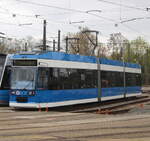 Frisch von der Kur zurück aus Leipzig stand 6 N1 Wagen 678 auf dem Betriebshof der Rostocker Straßenbahn AG.12.04.2024