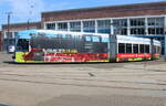 B�derbahn Molli stand am 15.08.2026 auf dem Betriebshof der Rostocker Stra�enbahn AG