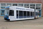 6N-1 Wagen 680 stand am Morgen des 29.08.2026 ohne Sch�rze auf dem Gel�nde der Rostocker Stra�enbahn AG .