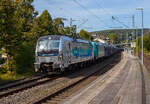 Die an die RTB Cargo vermietete SIEMENS Vectron MS 6193 094-0 (91 80 6193 094-0  D-Rpool) der Railpool GmbH in München fährt am Sonntag den 22 September 2024, mit der kalten auch an die RTB