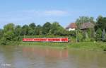 440 012-7 als RE 4062 Mnchen - Landshut-Passau bei Volkmannsdorf.