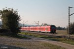 440 038-8 und 440 822-5 als RB 58126 Treuchtlingen - Würzburg bei Wettelsheim.