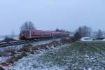 Zwei 610er auf dem Weg nach Hof bei Schönfeld.