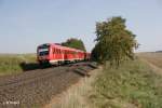 612 992 als IRE 3782/3452 Dresden - Nrnberg bei Waldershof.