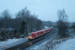 Zwei 612er auf dem Weg nach Nürnberg bei der Einfahrt in marktredwitz.