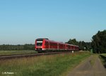 612 971 und 2 unbekannte als RE 3698 Regensburg - Hof bei Oberteich.