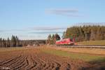 612 463 als RE 3434 Hof - Nürnberg bei Marktleuthen 26.02.17