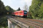 Nachschuss auf 612 167 in Schwarzenbach/Saale.