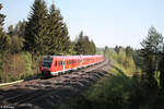 612 160-2 als RE31 RE3404 Hof - Nürnberg bei Röslau. 01.05.24