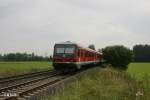 928 427-4 + 425 als RE 68855/68856 (= Ersatzzug fr RE 3695/3696) nach Regensburg bei Unterthlau.