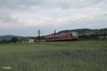 628 805 als RB 28334 Fürth (odenwald) - Weinheim (Bergstrasse) kurz vor ihrem Ziel.