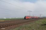 642 042-6 + 015 als RB 93359/26363 Meißen - Leipzig HBF bei Borsdorf bei Leipzig.