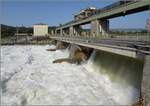 Hochwasser am Hochrhein.