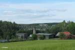 Eine Agilis nach Hof auf dem Viadukt bei Unterthlau.