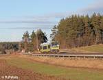 VT650.707 zieht als ag84674 Bad Steben - Marktredwitz bei Marktleuthen.