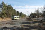 VT650.729 als ag84657 Marktredwitz - Bad Steben kurz vorm Halt in Roslau.