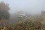 VT650 726 als ag84646 Bad Steben - Bad Rodach kurz vor Marktredwitz.