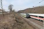 440 912 zieht bei Ettershausen als Ag84191 Neumarkt /Oberpfalz - Plattling.