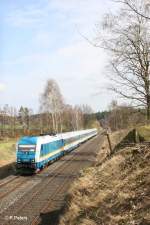 223 072 mit reinrassigen Alex als ALX84115 Hof - Mnchen bei Escheldorf.