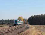 223 063 mit ALX84106 Mnchen nach Hof bei Oberteich.