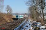 223 063 zieht bei Naabdemenreuth den ALX84106 München - Hof.