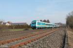 223 066 mit dem ALX84111 Hof - München bei Schönfeld/Wiesau.