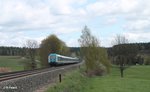 223 062 mit dem ALX84104 München - Hof bei Naabdemenreuth.