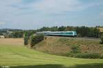 223 071 mit dem ALX RE2 79858 Hof - München bei Fattigau.