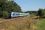 223 081 mit dem ALX RE2 79861 München - Hof in Reuth bei Erbendorf.