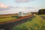 223 067 zieht bei Oberteich den ALX RE2 79863 München - Hof.