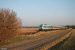 223 063 mit dem RE2 ALX 79861 München - Hof bei Oberteich.