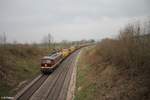 232 223 mit dem Bauz-G 56108 München Riem nach Hof bei Unterthölau. 01.05.21