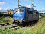 EGP 151 078 hatte,am 08.Juli 2020,den Kreidezug in Bergen/Rügen abgestellt.